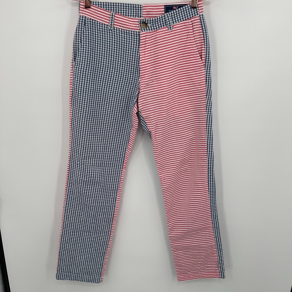 Vineyard Vines Men's Patchwork Gingham Stripe See… - image 2